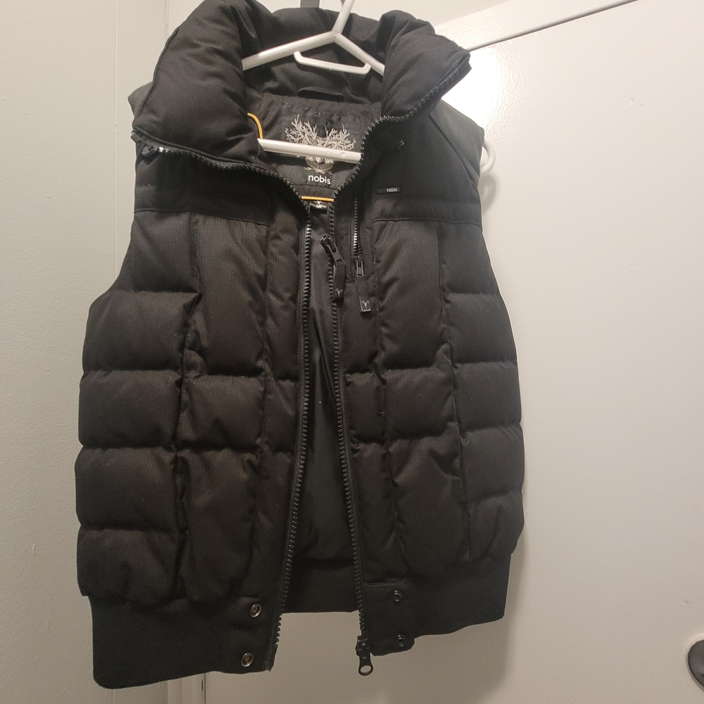 Nobis Black Down Vest